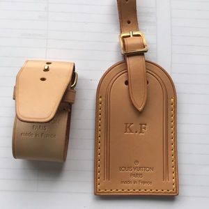 Authentic LV luggage tags